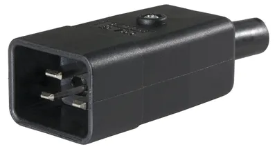 Zdjęcie produktu dla as-Schwabe Złącze IEC typ C20 Całkowita liczba biegunów: 3 10A 230V IP20