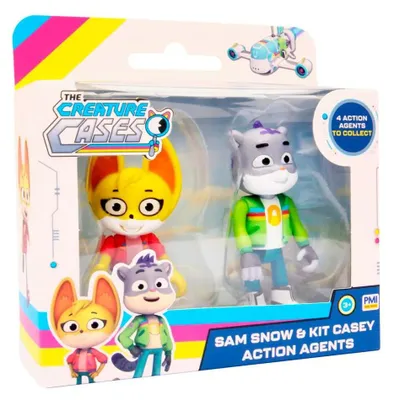 Produktbild von Pmi Creature Cases S1 Action Agents 2 Pack (assortment) Figur 7.5cm Mehrfarbig Mehrfarbig One Size
