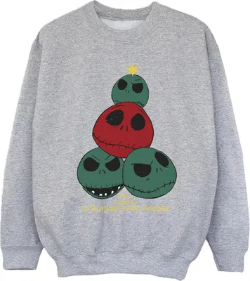 Immagine prodotto di The Nightmare Before Christmas - Felpa da bambina BI53968 (116) (Grigio sport)