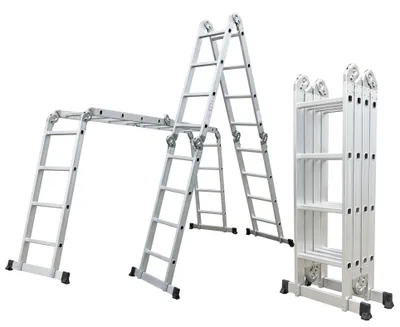 Zdjęcie produktu dla Drabina aluminiowa G21 GA-SZ-4x4-4,6M, wielofunkcyjna