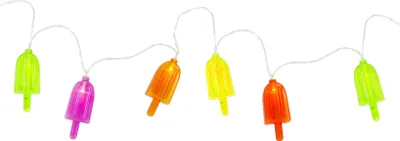 Produktbild von LICHTERKETTE "Eis am Stiel" 10 LED Girlande 100cm Lichtkette Leuchte Party 68