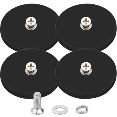 Produktbild von Neodym-Magnete mit Gewinde – Extra starke Gummimagnete