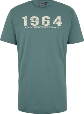 Produktbild von Übergrößen T-Shirt Vintage Number beige AHORN SPORTSWEAR Smockey Green 7XL