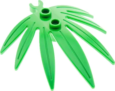 Image de 1x Lego Plante Feuilles 6x5 vert clair Feuille d'épée O Clip 6347460 42949 10884