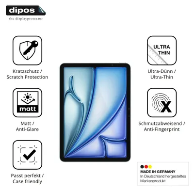 Image de 2x Film de protection d'écran pour Apple iPad Air M4 11 Zoll 2026 protecteur antireflet dipos