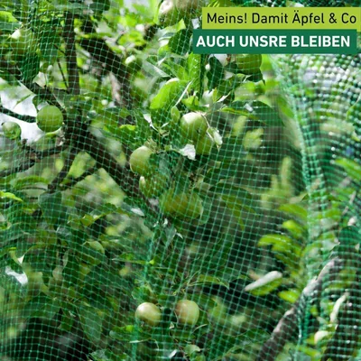 Produktbild von Vogelschutznetz schwarz 5x2m