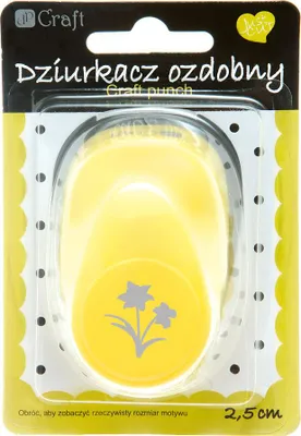 Obrázek produktu pro Ozdobný děrovač narcis 2,5 cm na papír