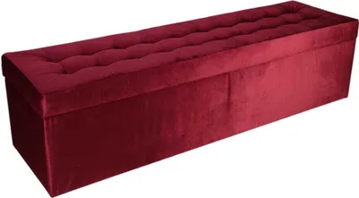 Obrázek produktu pro MG Design čalouněná stolička, 45x160 cm, barva červená - měkký sedák, skládací, odolává zatížení až 300 kg