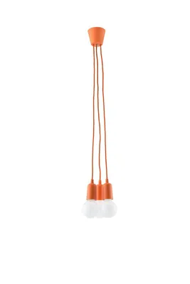 Zdjęcie produktu dla Lampa wisząca DIEGO 3 pomarańczowy SL.0585 Sollux