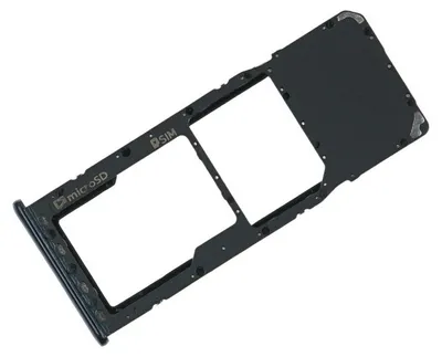 Produktbild von Samsung Galaxy A7 2018 (SM-A750F) Sim Karten Halter Tray Fach, Schwarz