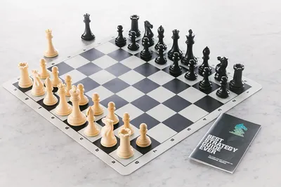 Produktbild von Best Chess Set Ever – Triple Staunton Weight – wunderschönes Set in Luxusbox – König 11 cm