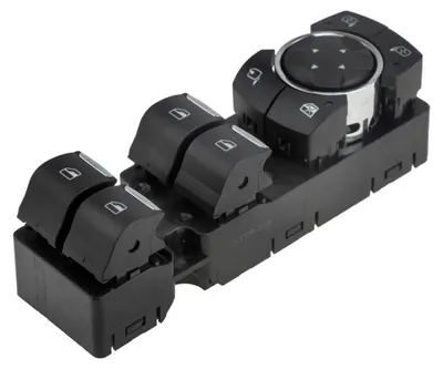 Productafbeelding van Ruitbedieningsschakelaar (hoofdschakelaar), geschikt voor Ford Mondeo V, Galaxy, S-Max, met 3 aansluitingen