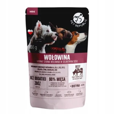 Immagine prodotto di PetRepublic Dog Adult Filetto di manzo 100g