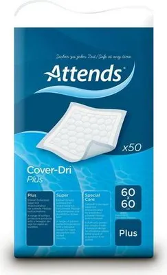 Image de Attends Cover-Dri Plus 60 x 60 cm - 4 paquets de 50 protections