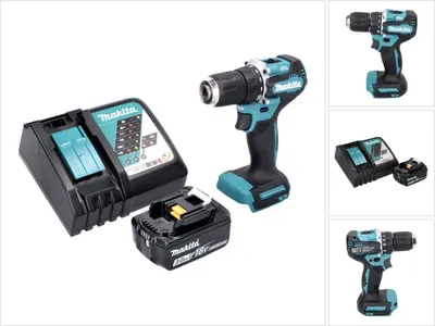 Produktbild von Makita DDF 487 RF1 Akku Bohrschrauber 18 V 40 Nm Brushless + 1x Akku 3,0 Ah + Ladegerät