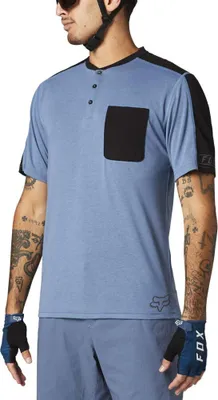 Produktbild von Fox Racing Ranger Drirelease® Henley Kurzarm-t-shirt Blau S Mann Blau S