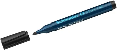 Produktbild von Schneider AG Maxx 130, Schwarz, Rundspitze, Schwarz, Recycelbarer Kunststoff, 1 mm, 3 mm