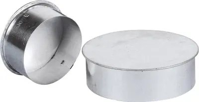 Zdjęcie produktu dla Bertrams 32816 Kapsuła otworu kominowego FAL do zamykania tulei ściennych, z izolacją, 150 mm, srebrna/szara