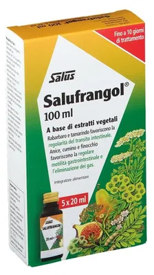 Produktbild von Salus Salufrangol Nahrungsergänzungsmittel für die Verdauung, pflanzlich, alkoholfrei, 5 x 20 ml