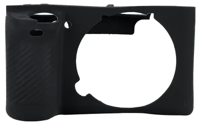 Immagine prodotto di Copertura per il corpo macchina Sony A6500, resistente, in morbido silicone (nero)