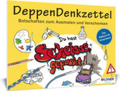 Obrázok produktu pre Malbuch für Erwachsene: DeppenDenkzettel