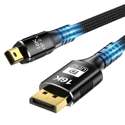 Produktbild von MINI DisplayPort Ultra zu DP 2.1 16K 8K 4K@240Hz THUNDERBOLT 1M Kabel