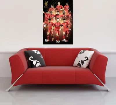 Immagine prodotto di Liverpool FC - Poster - Giocatori 15/16 + 1 confezione di tesa Powerstrips® - contenuto 20 pezzi