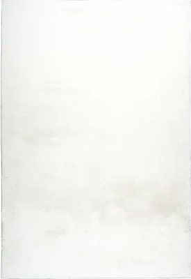 Produktbild von Teppich PARADISE 80x150cm weiß ca. 23mm Florhöhe Fußbodenheizung geeignet