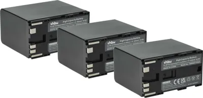 Produktbild von vhbw 3x Akku Ersatz für Canon BP-975 für Videokamera Camcorder (6600 mAh, 7,4 V, Li-Ion)