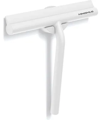 Produktbild von Minismus Duschabzieher mit Magnet 21 cm in Weiß – Streifenfreies Duschen