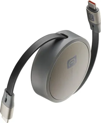 Obrázek produktu pro Cellularline USBDATAROLLER5A1MK, 1 m, USB C, Šedá