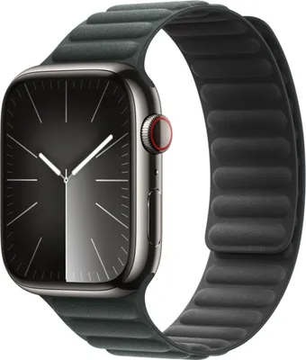 Obrázek produktu pro Náramek s magnetickým zapínáním FineWoven pro Apple Watch Series 1 až 11 / SE / Ultra (44/45/46/49 mm) – velikost M/L – Evergreen