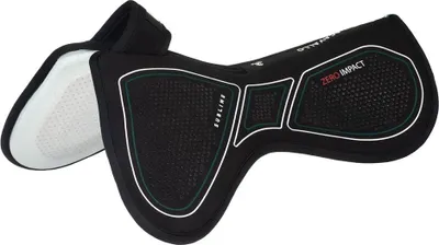 Immagine prodotto di Acavallo Zero Impact Emb Withers Free Front Riser Halfpad Schwarz Schwarz Taglia unica