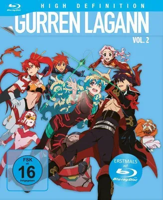 Produktbild von Gurren Lagann - Vol.1.2 (BR) Min: 325/DD/WS 2Disc - AV Vision - (Blu-ray Video / Anime)