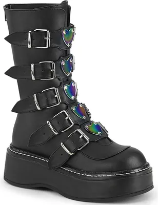 Zdjęcie produktu dla Buty damskie EMILY-330 marki DemoniaCult, czarny matowy, EU 36, US 6
