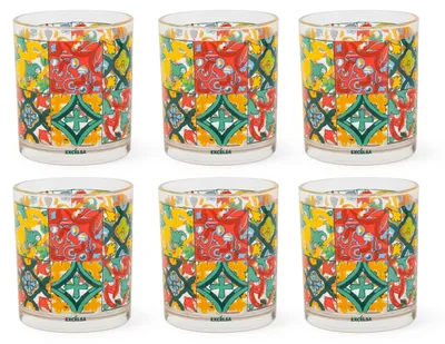 6 Trinkgläser aus Glas, 250 ml, spülmaschinengeeignet