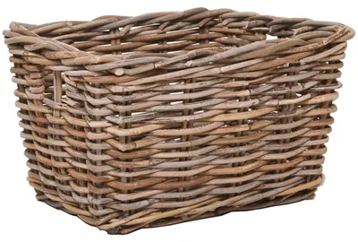 Produktbild von Rattan-Aufbewahrungsbox CESTA, Grau, 33x26x20 cm