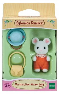 Image de Sylvanian Families 5408 - Le bébé souris marshmallow