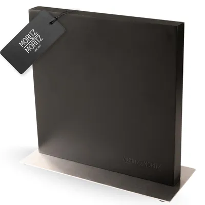 Magnetischer Messerblock Schwarz – Platzsparender Messerhalter