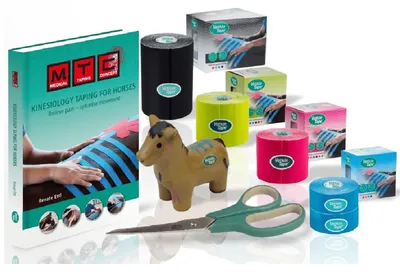Kinesiologie-Tape Set, 3 Größen, für Pferde & Hunde