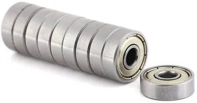 Immagine prodotto di Mini cuscinetti a sfere, 10 pezzi, acciaio inossidabile, 6x19x6 mm, doppia protezione