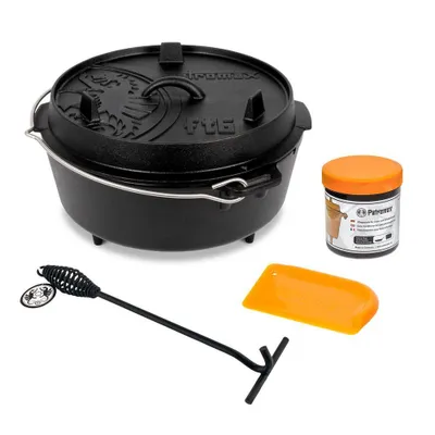 Produktbild von Petromax Dutch Oven Set ft6 Feuerofen Einsteiger Set 7.6Liter