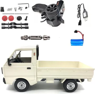 Obrázok produktu pre Wpl D12 1:10 2,4g 2wd Truck Crawler Off Road Rc Modely automobilov Hračka biela