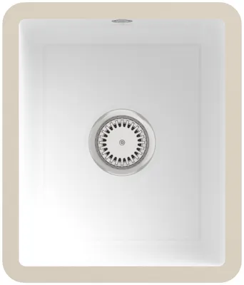 Produktbild von Villeroy & Boch Keramikspüle 332401R1, Subway 45 SU Unterbauspüle - inkl.