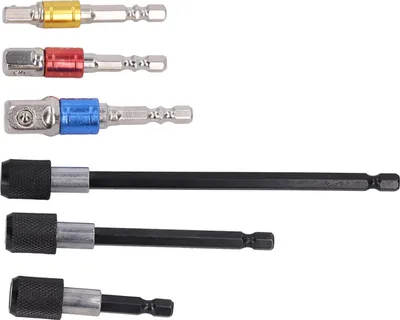 Obrázek produktu pro adaptér bitů se šestihrannou stopkou 1/4in Magnetické prodlužovací sklíčidlo Sada držáků bitů pro nástrčné šroubováky