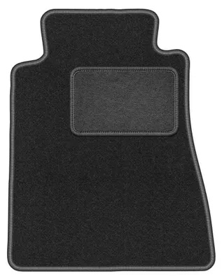 Produktbild von Fahrermatte Velours für Mercedes C 190 W201 1982-1993 (Limousine) – 1-tlg, Graphit, passgenau – Wielganizator LUX