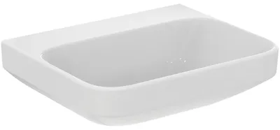 Produktbild von VIGOUR derby V3 plus Waschtisch 55x45 cm Weiß ohne Hahnloch und Überlauf Wandmontage