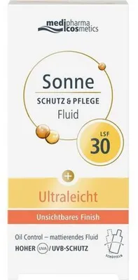 Image de Medipharma Cosmetics Fluide protection solaire & soin FPS 30 ultra-léger avec fini invisible, solution 50 ml