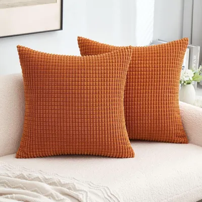 Produktbild von Kissenbezug 40x40 cm Karamell Kordsamt 2er Set