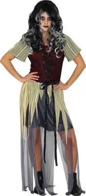 Produktbild von Märchen Zombie Damen Kostüm Gr. M und L, Größe:M